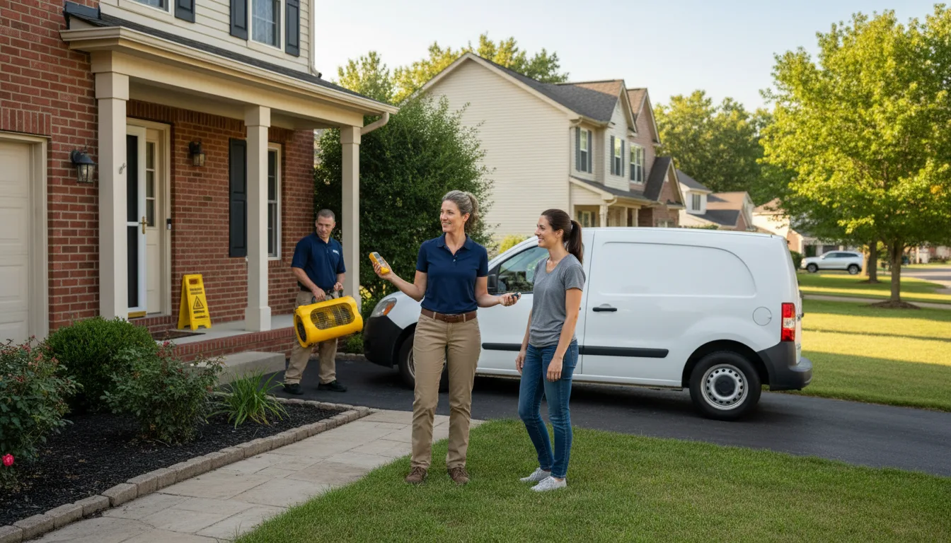 Water restoration image for Home Water Damage Repair in Teaberry, KY